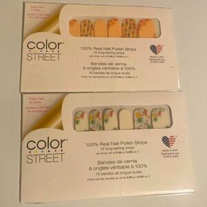 2 packages of Color street nail Polish strips tutti fruitti & desert flora